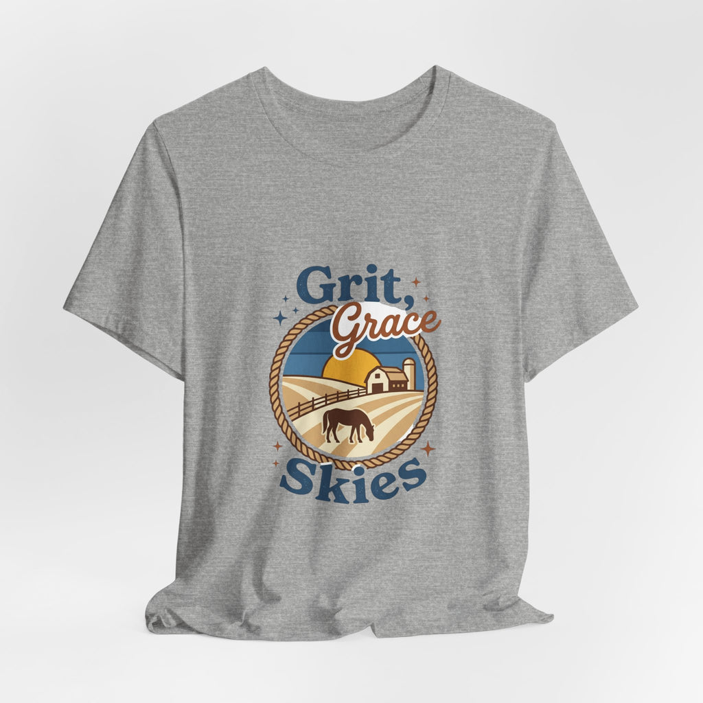 Grit Grace Skies Tee | Western Cowgirl Ranch Rustic Prairie Vintage