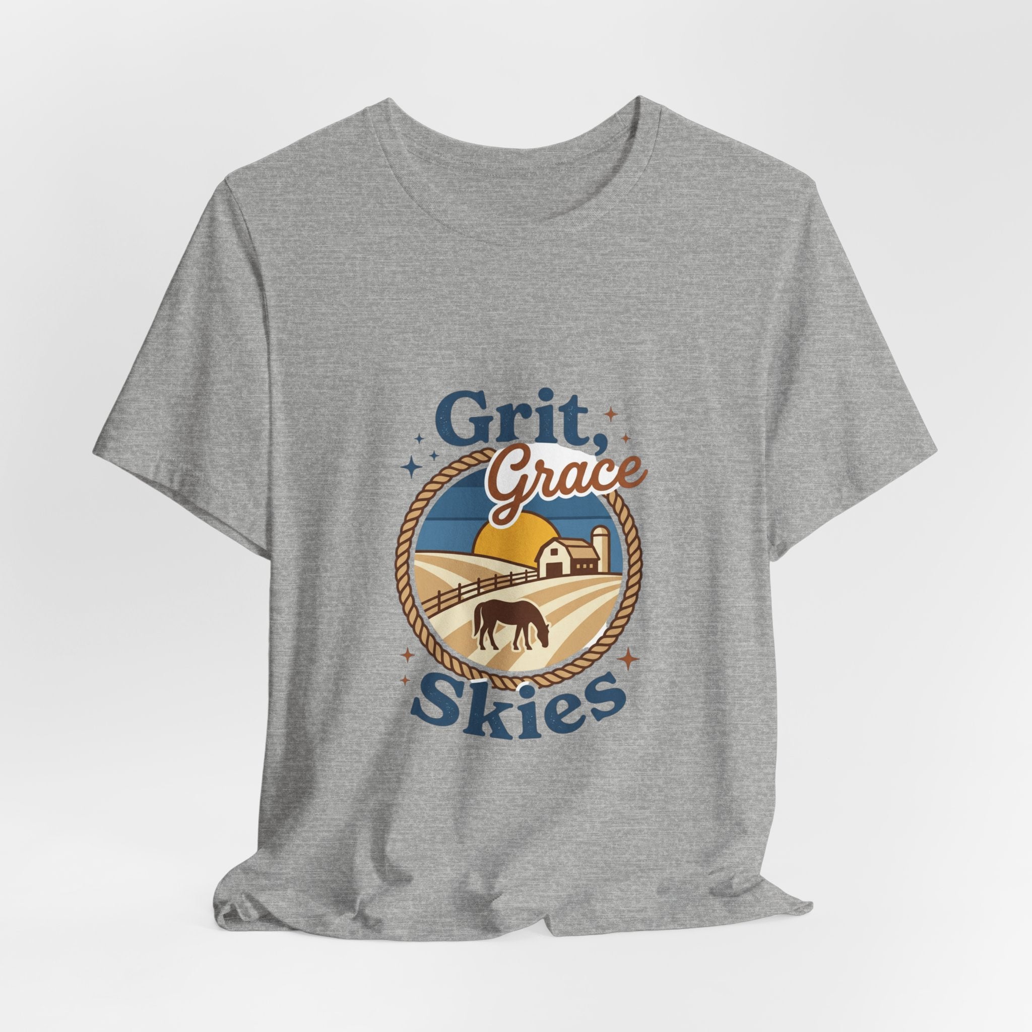 Grit Grace Skies Tee | Western Cowgirl Ranch Rustic Prairie Vintage