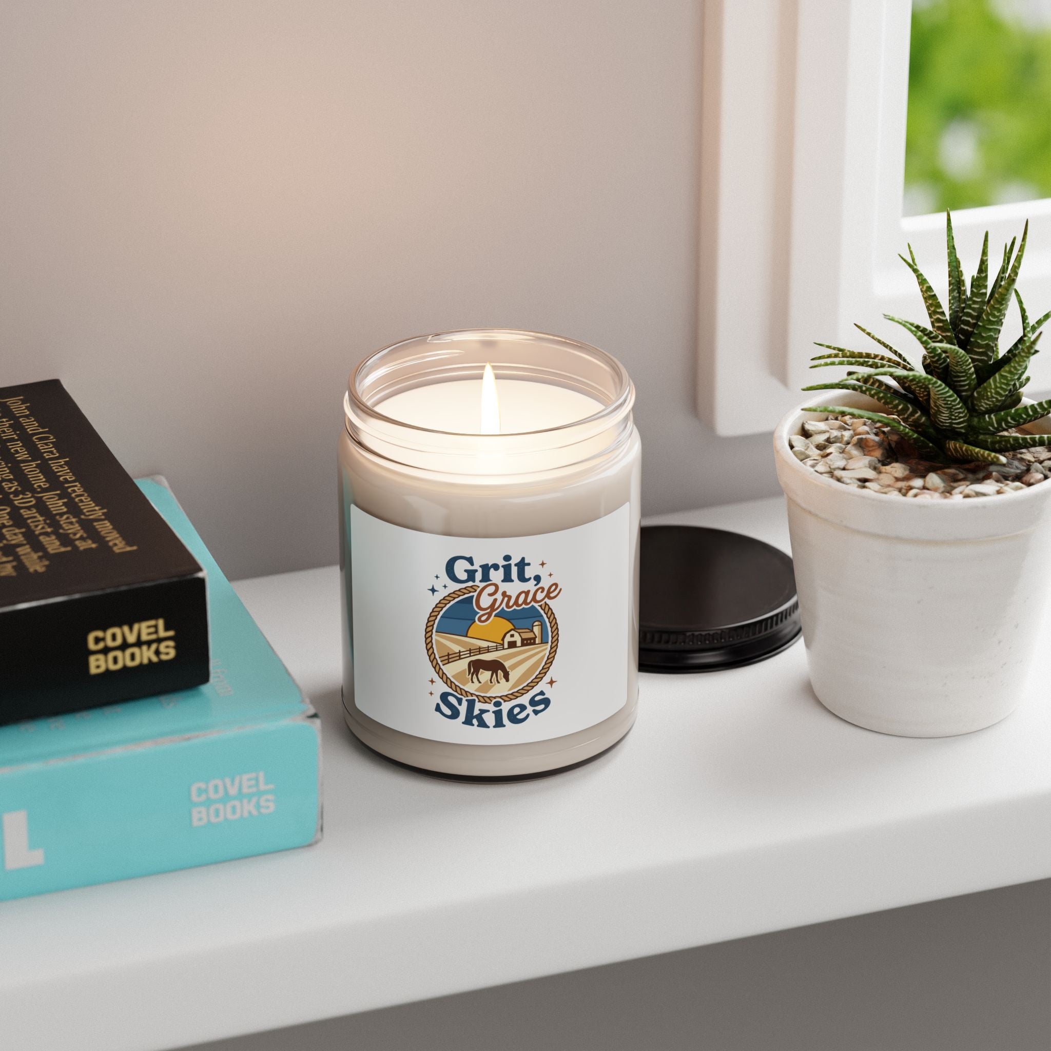 Grit Grace Skies Candle | Soy Jar Candle, Rustic Western Prairie Scent