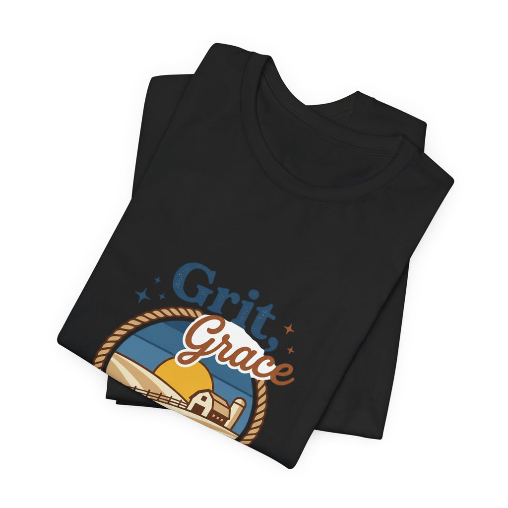 Grit Grace Skies Tee | Western Cowgirl Ranch Rustic Prairie Vintage