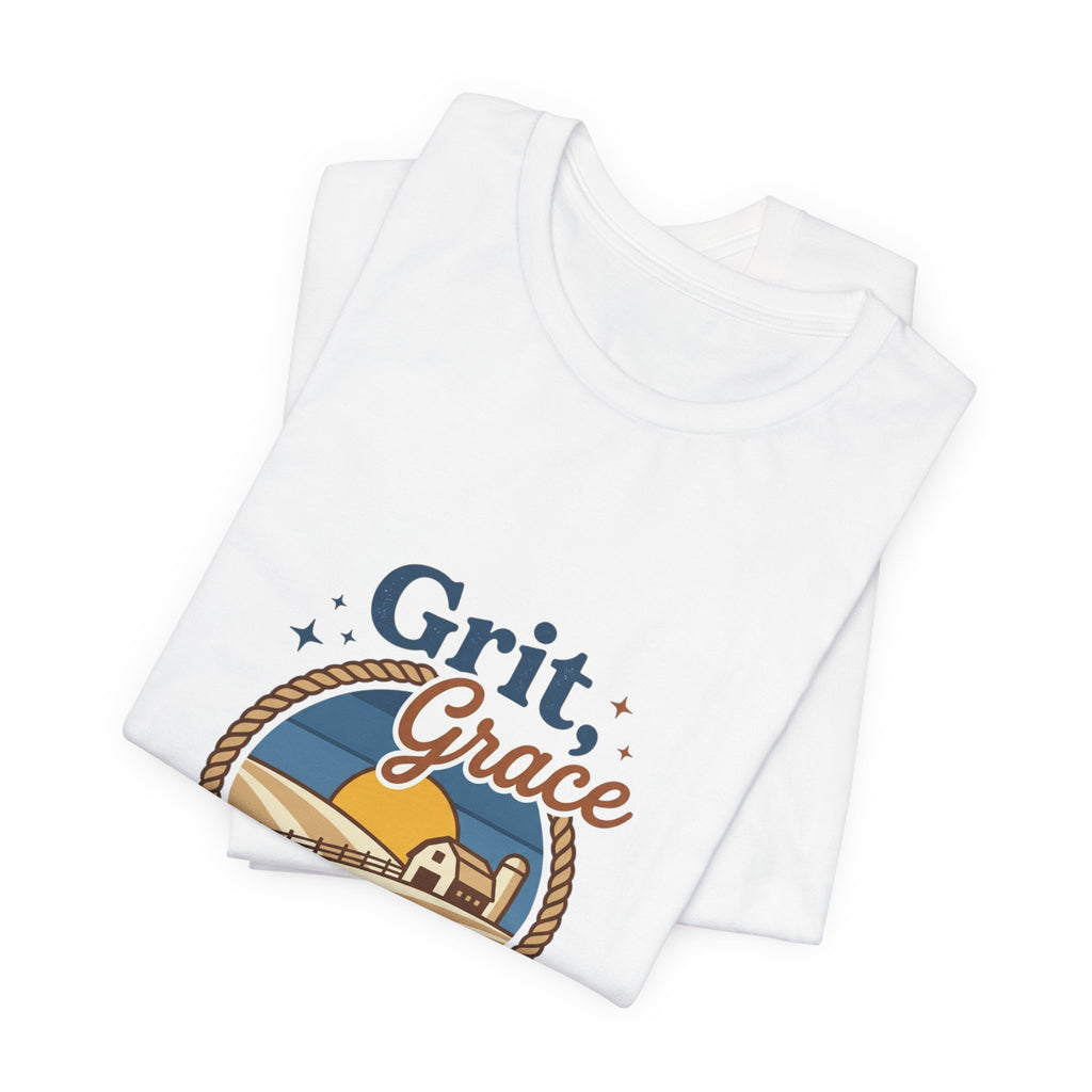 Grit Grace Skies Tee | Western Cowgirl Ranch Rustic Prairie Vintage
