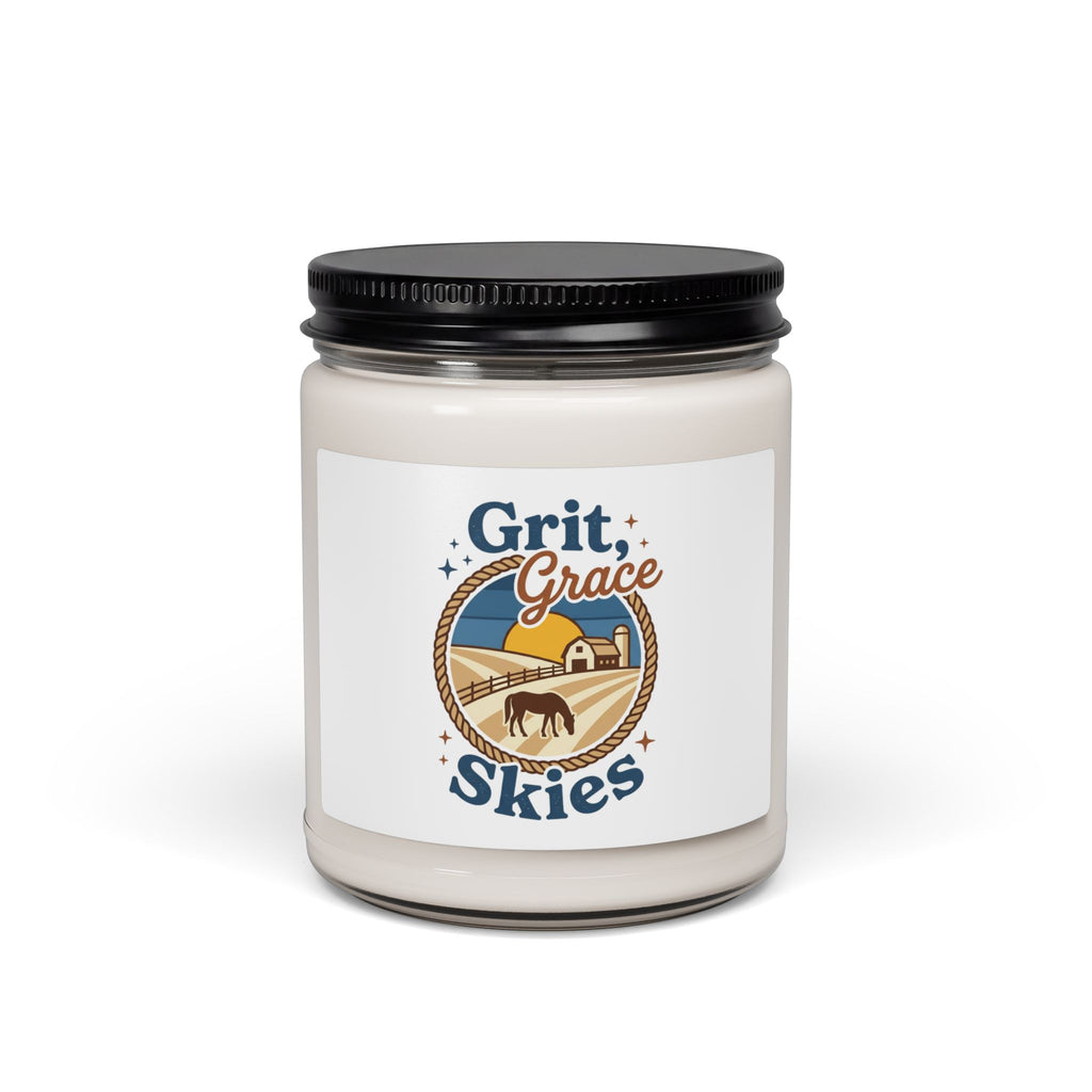 Grit Grace Skies Candle | Soy Jar Candle, Rustic Western Prairie Scent