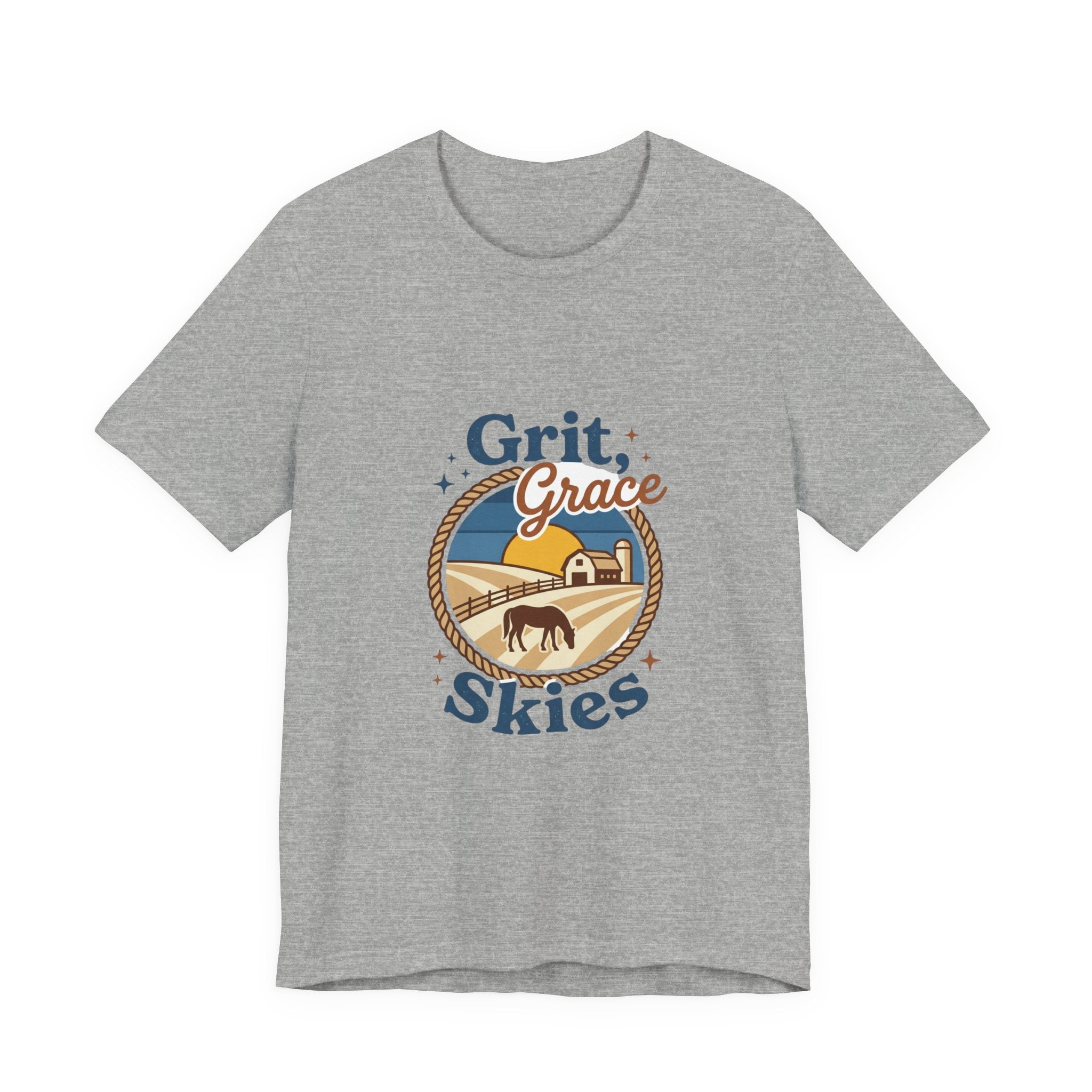 Grit Grace Skies Tee | Western Cowgirl Ranch Rustic Prairie Vintage