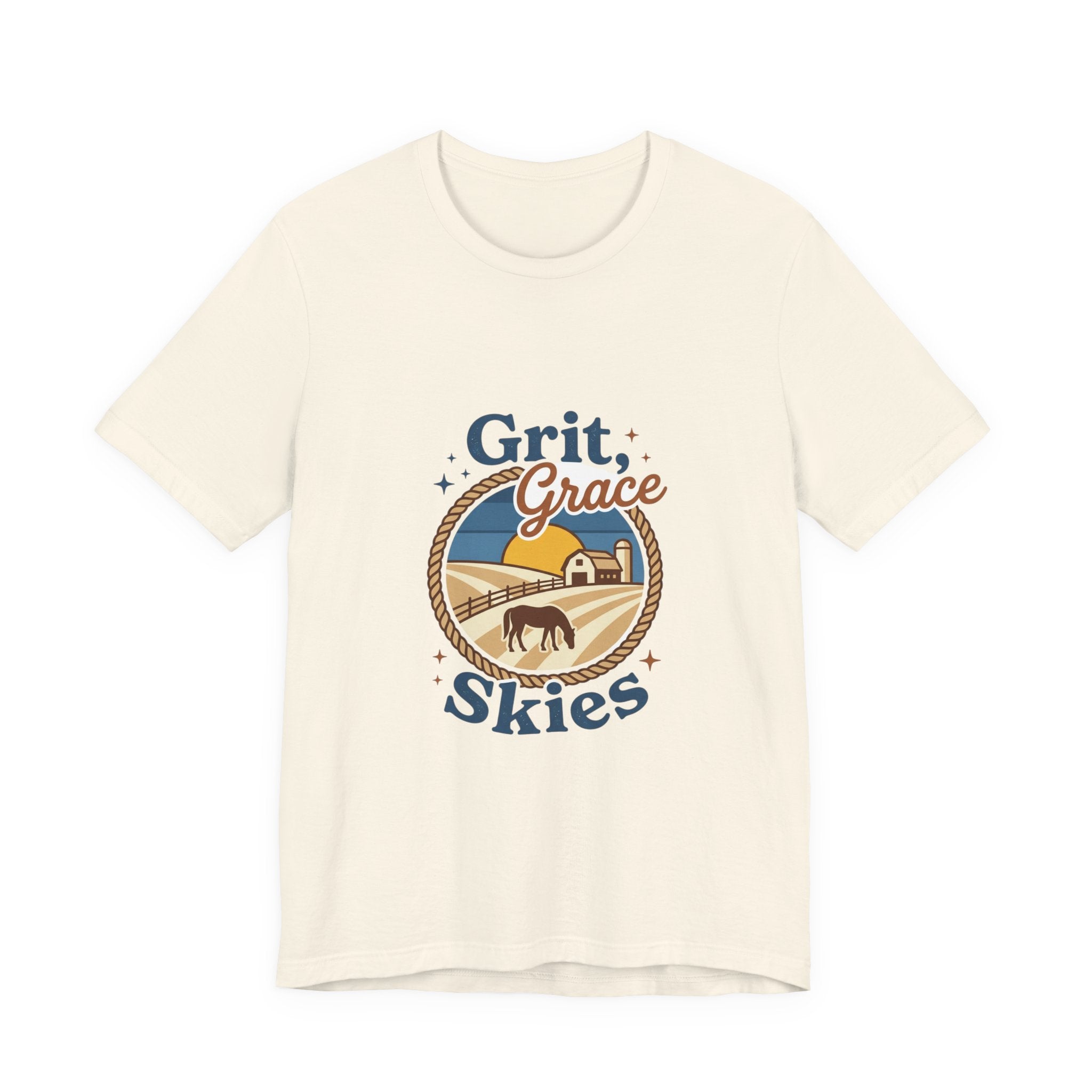 Grit Grace Skies Tee | Western Cowgirl Ranch Rustic Prairie Vintage