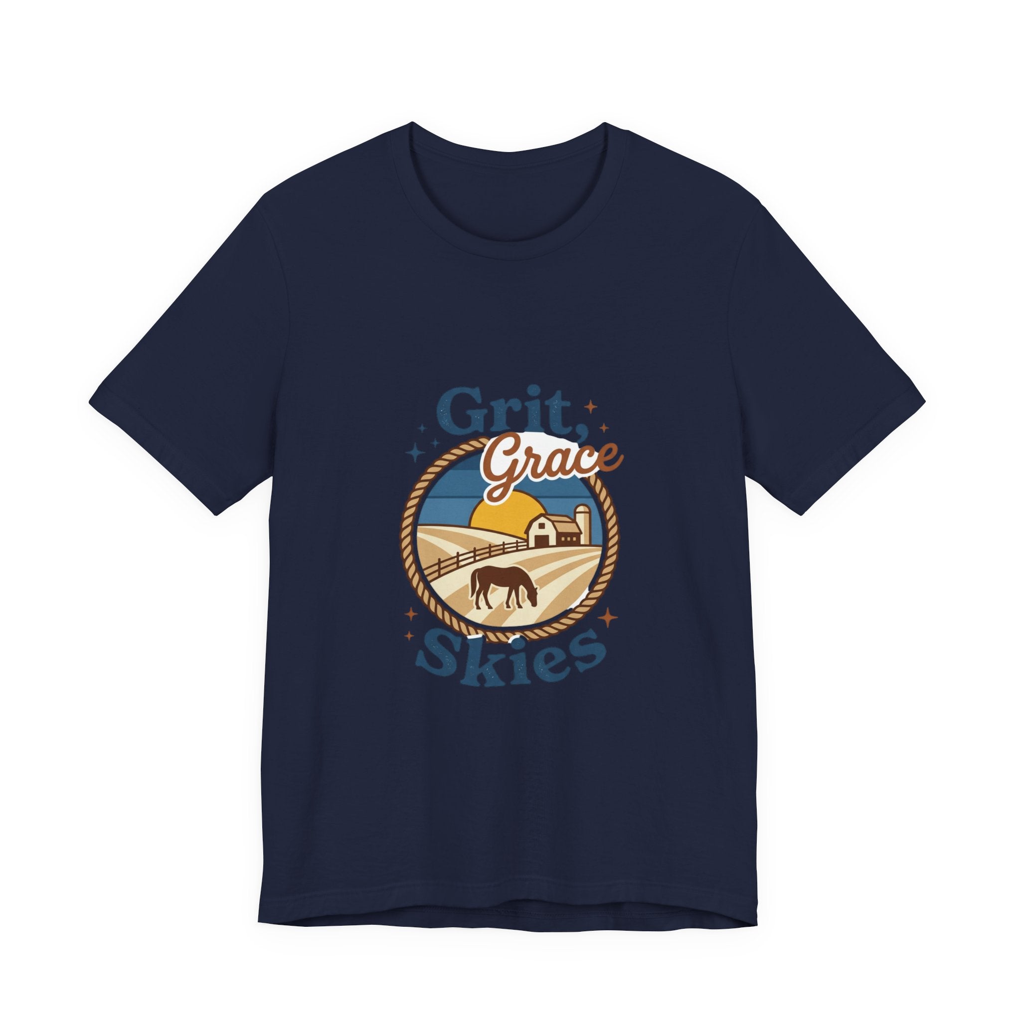 Grit Grace Skies Tee | Western Cowgirl Ranch Rustic Prairie Vintage