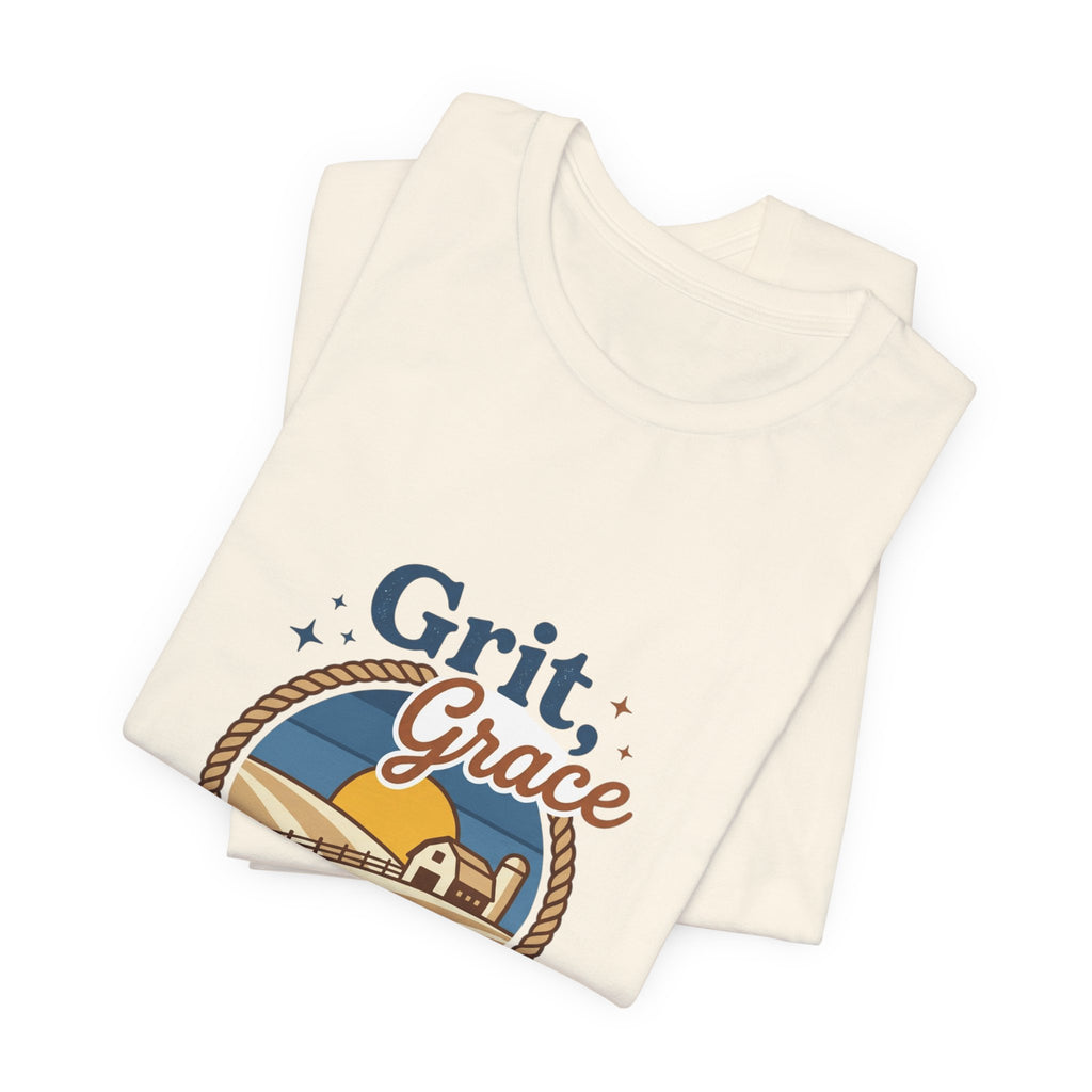 Grit Grace Skies Tee | Western Cowgirl Ranch Rustic Prairie Vintage