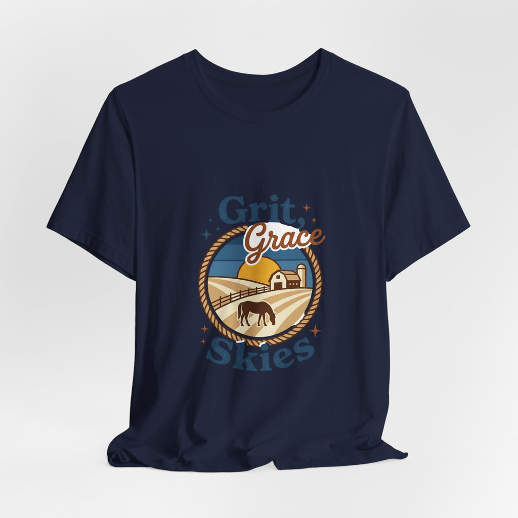 Grit Grace Skies Tee | Western Cowgirl Ranch Rustic Prairie Vintage