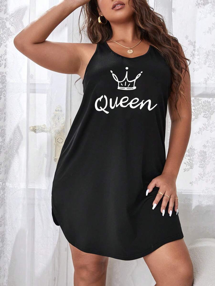 Black_Sleeveless_Scoop_Neck_Nightgown_Front-_Black